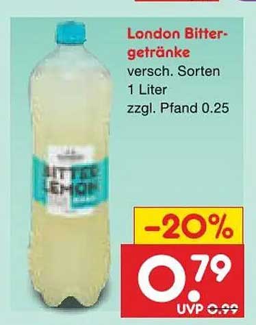 London Bitter-getränke versch. Sorten 1 Liter zzgl. Pfand 0.25