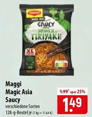 Maggi Magic Asia Saucy