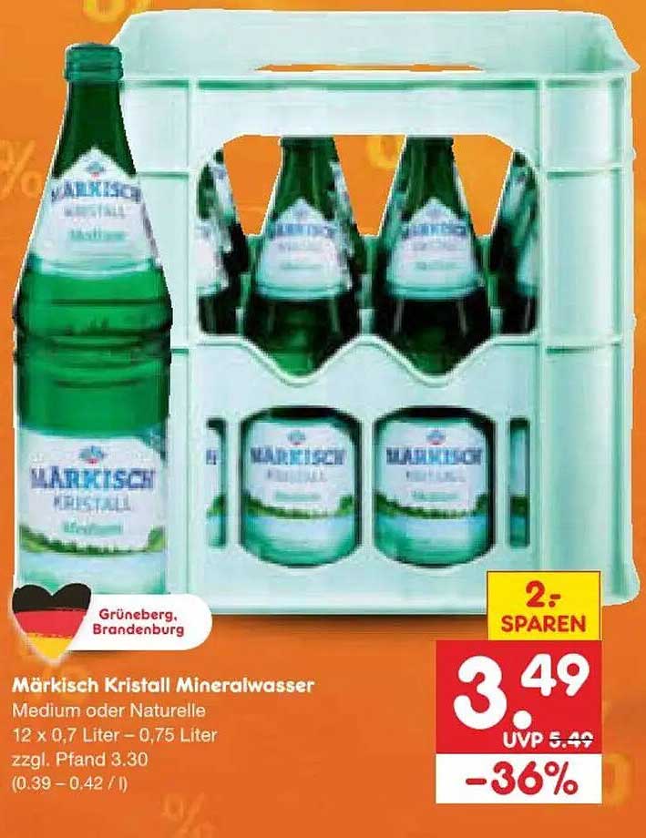 Märkisch Kristall Mineralwasser