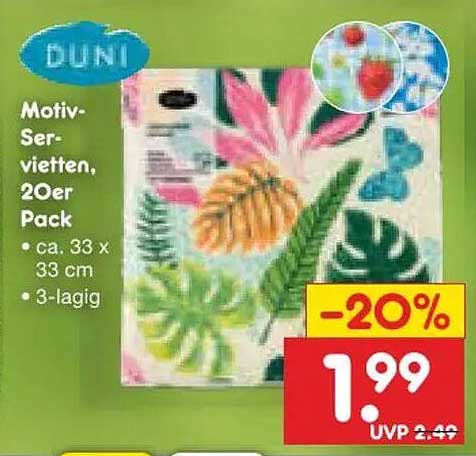 Motiv-Servietten, 20er Pack