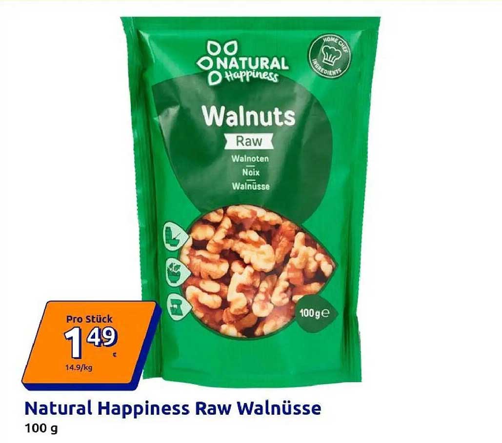 Natural Happiness Raw Walnüsse