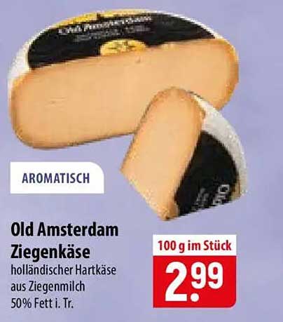 Old Amsterdam Ziegenkäse