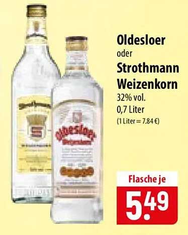 Oldesloer oder Strothmann Weizenkorn
