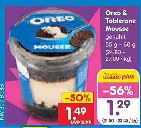Oreo & Toblerone Mousse gekühlt