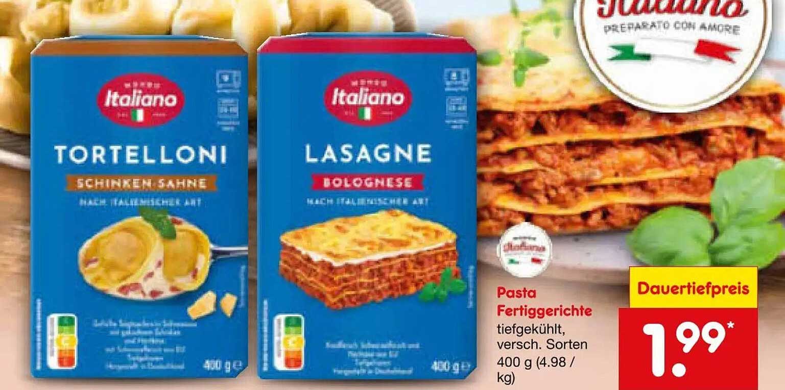 Pasta Fertiggerichte