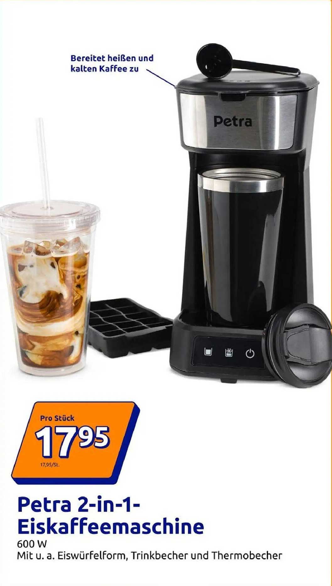 Petra 2-in-1-Eiskaffeemaschine