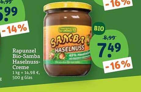 Rapunzel Bio-Samba Haselnuss-Creme