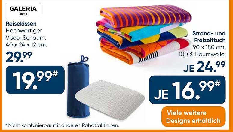 Reisekissen Hochwertiger Visco-Schaum. 40 x 24 x 12 cm.