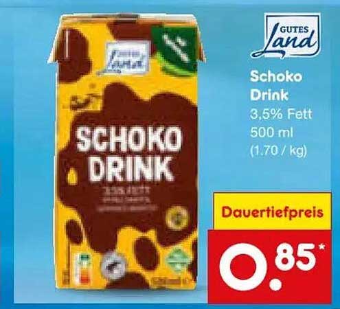 Schoko Drink 3,5% Fett 500 ml