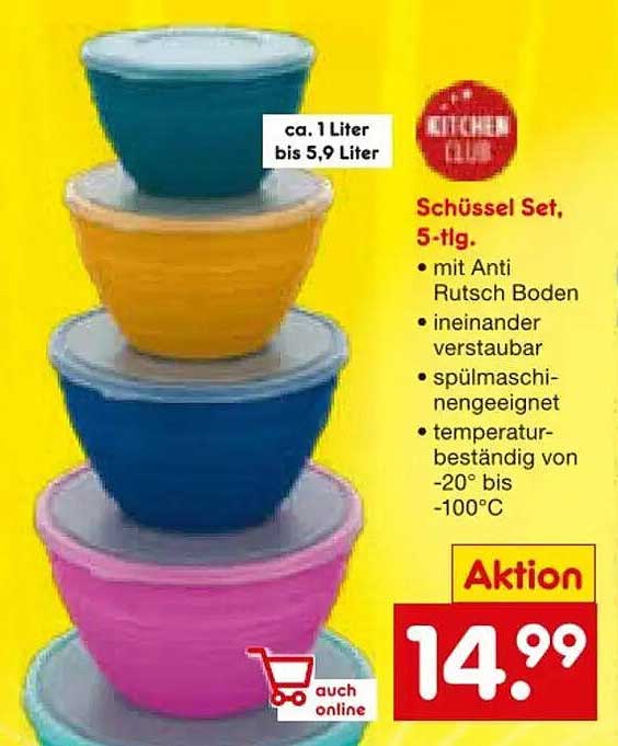 Schüssel Set, 5-tlg.