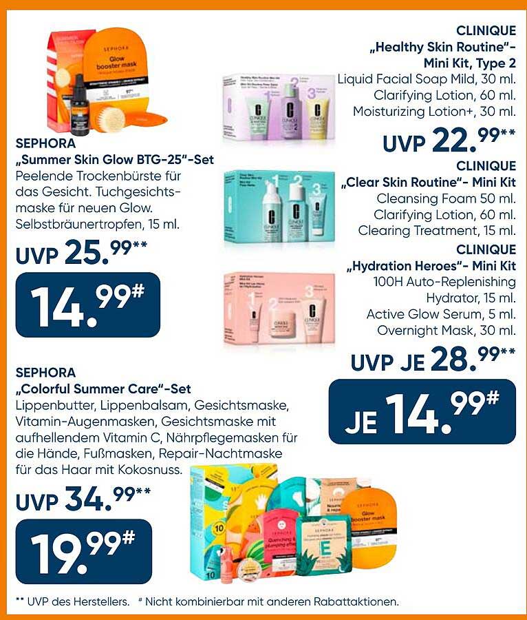 SEPHORA „Summer Skin Glow BTG-25“-Set