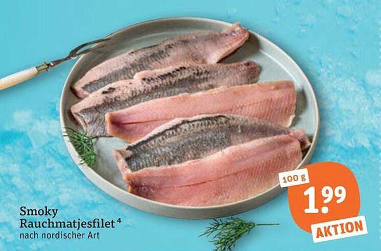 Smoky Rauchmatjesfilet⁴ nach nordischer Art