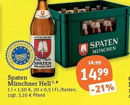 Spaten Münchner Hell¹,⁸