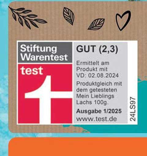 Stiftung Warentest test GUT (2,3)