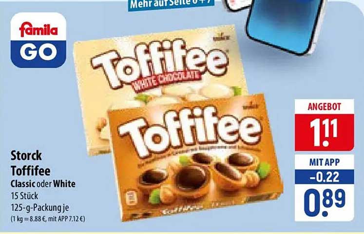 Storck Toffifee Classic oder White 15 Stück 125-g-Packung je