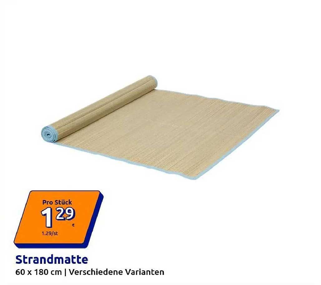 Strandmatte 60 x 180 cm | Verschiedene Varianten