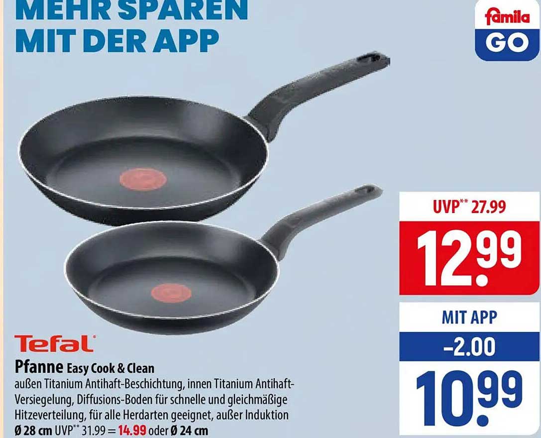 Tefal Pfanne Easy Cook & Clean