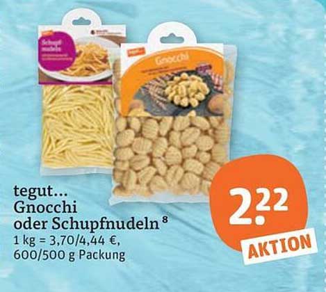 tegut... Gnocchi oder Schupfnudeln⁸