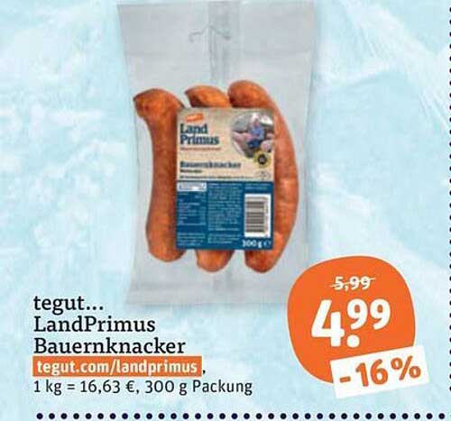 tegut... LandPrimus Bauernknacker