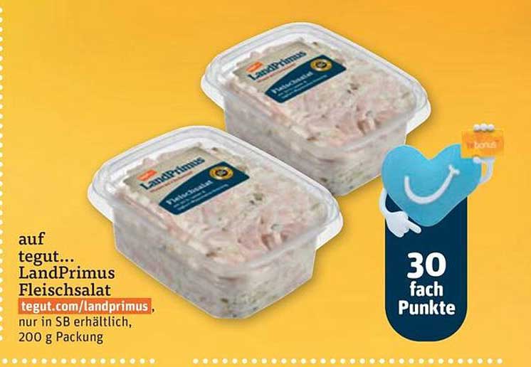tegut... LandPrimus Fleischsalat