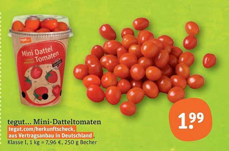 tegut... Mini-Datteltomaten