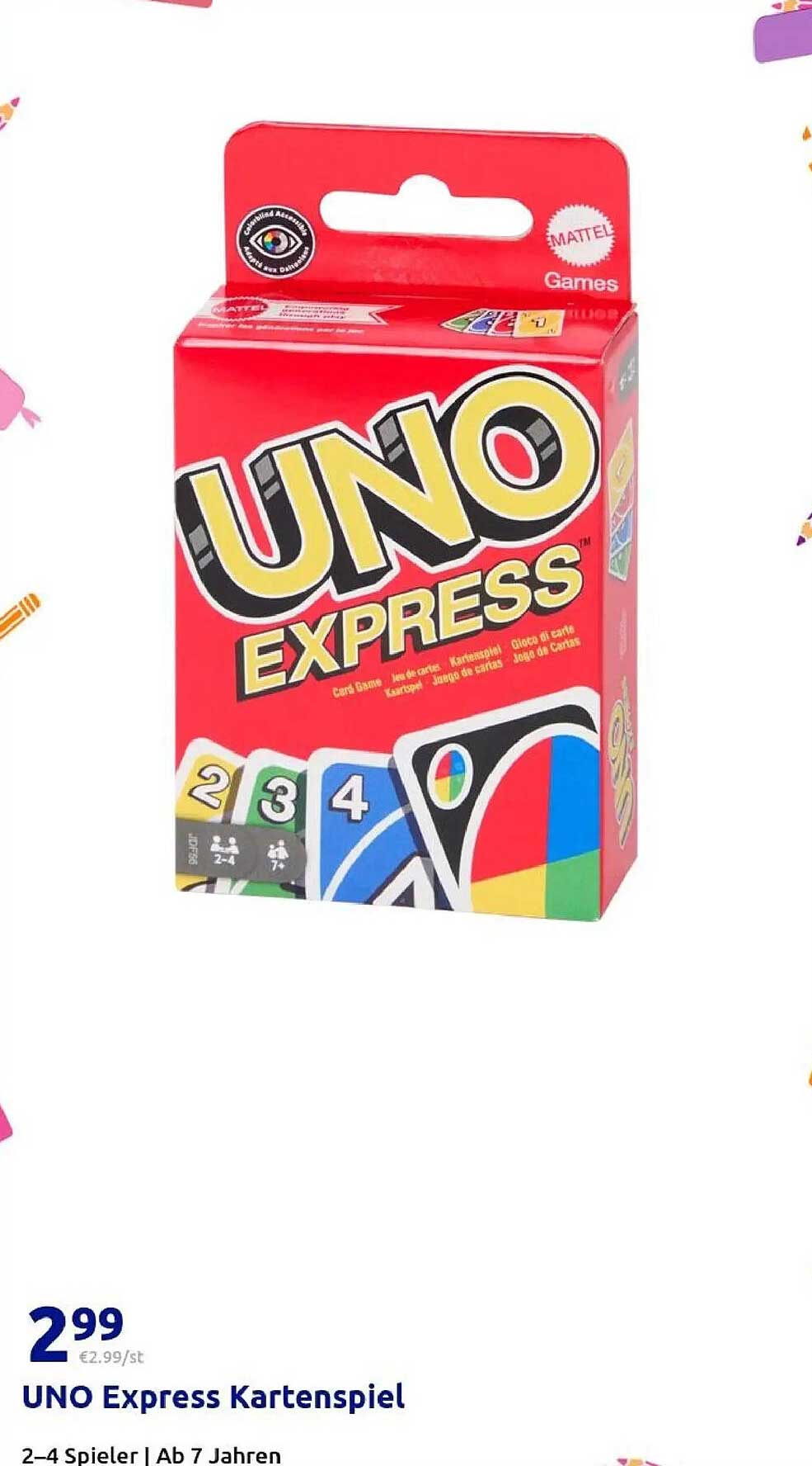UNO Express Kartenspiel