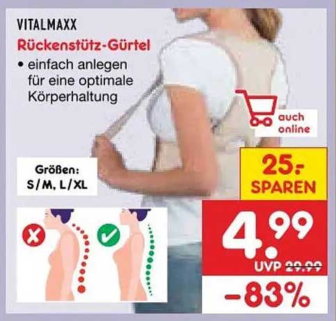 VITALMAXX Rückenstütz-Gürtel