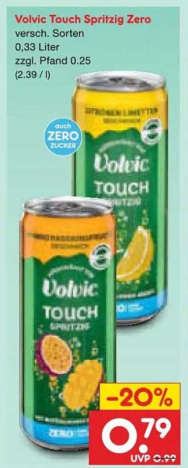 Volvic Touch Spritzig Zero