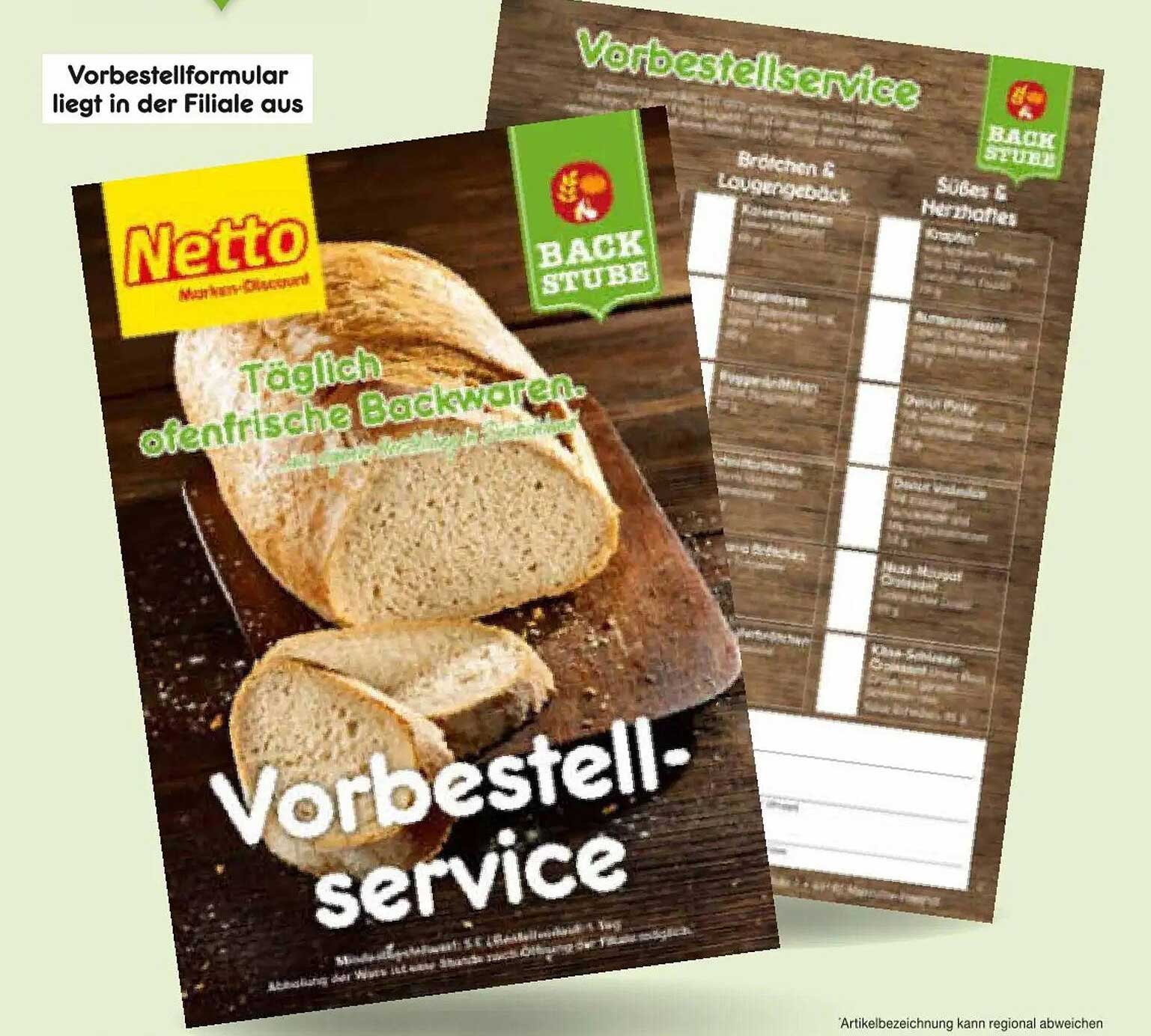 Vorbestellservice