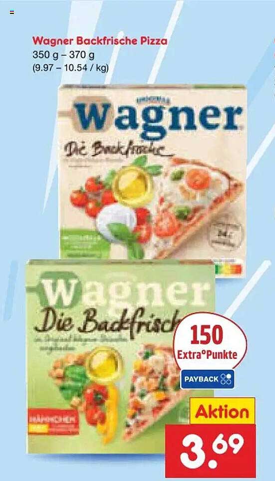 Wagner Backfrische Pizza