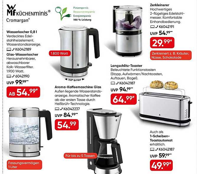 Wasserkocher 0,8 l Verdecktes Edel-stahlelement. Wasserstandsanzeige.