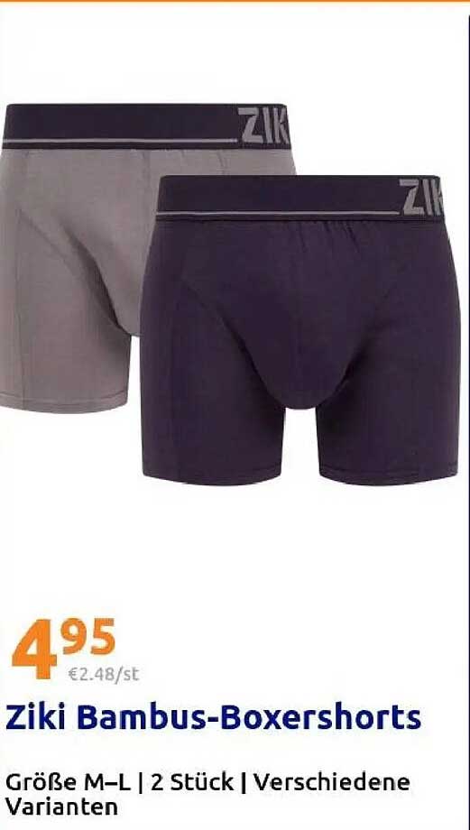 Ziki Bambus-Boxershorts