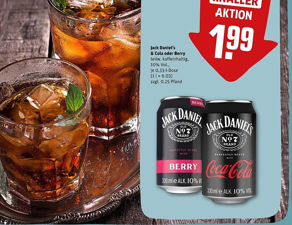 Jack Daniel’s & Cola oder Berry