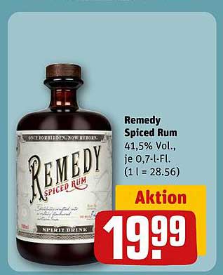 Remedy Spiced Rum