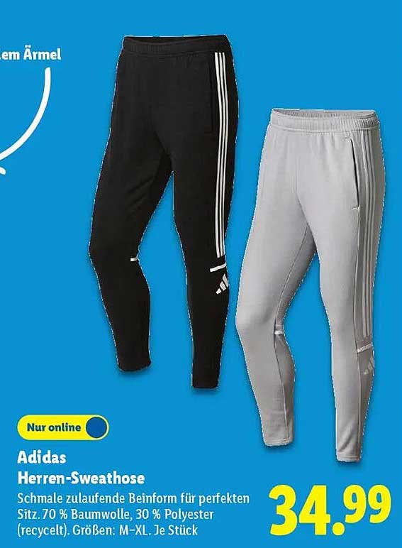 Adidas Herren-Sweathose