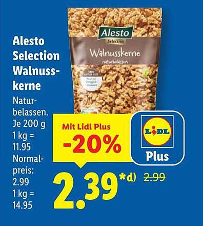 Alesto Selection Walnusskerne – Natürlich lecker!