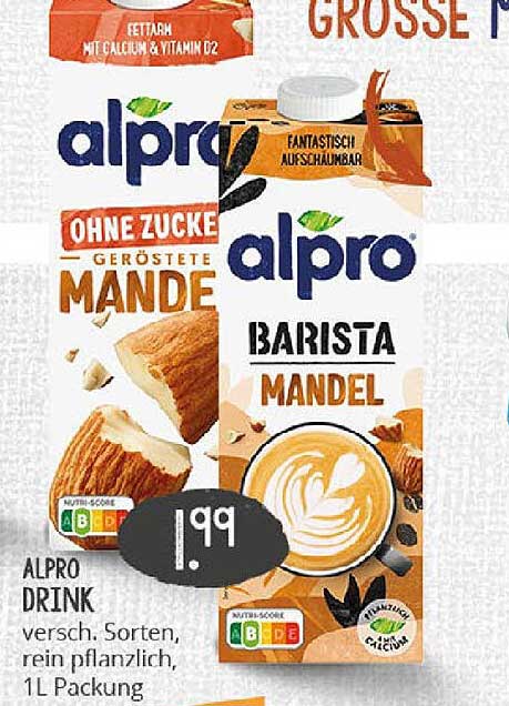 Alpro Barista Mandel Drink 1L