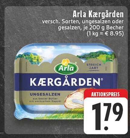 Arla Kærgården - Ungesalzen 200 g Becher