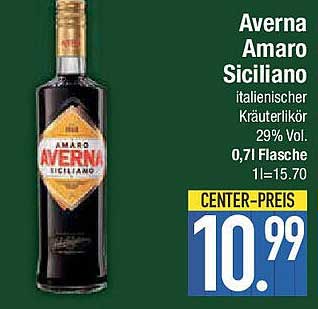 Averna Amaro Siciliano – Italienischer Kräuterlikör 0,7l