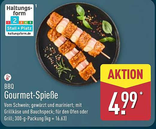 BBQ Gourmet-Spieße