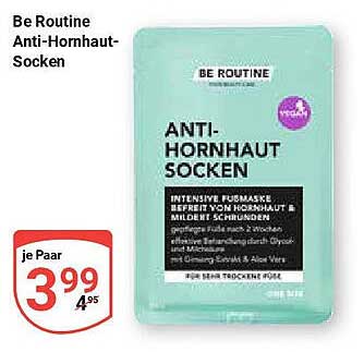 Be Routine Anti-Hornhaut-Socken