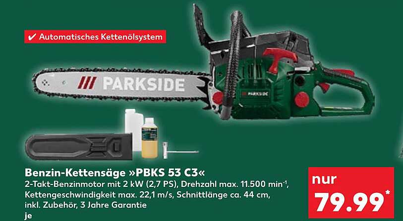 Benzin-Kettensäge »PBKS 53 C3«