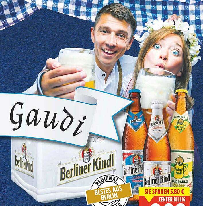 Berliner Kindl Gaudi - 6 Flaschen für nur 5,49 €