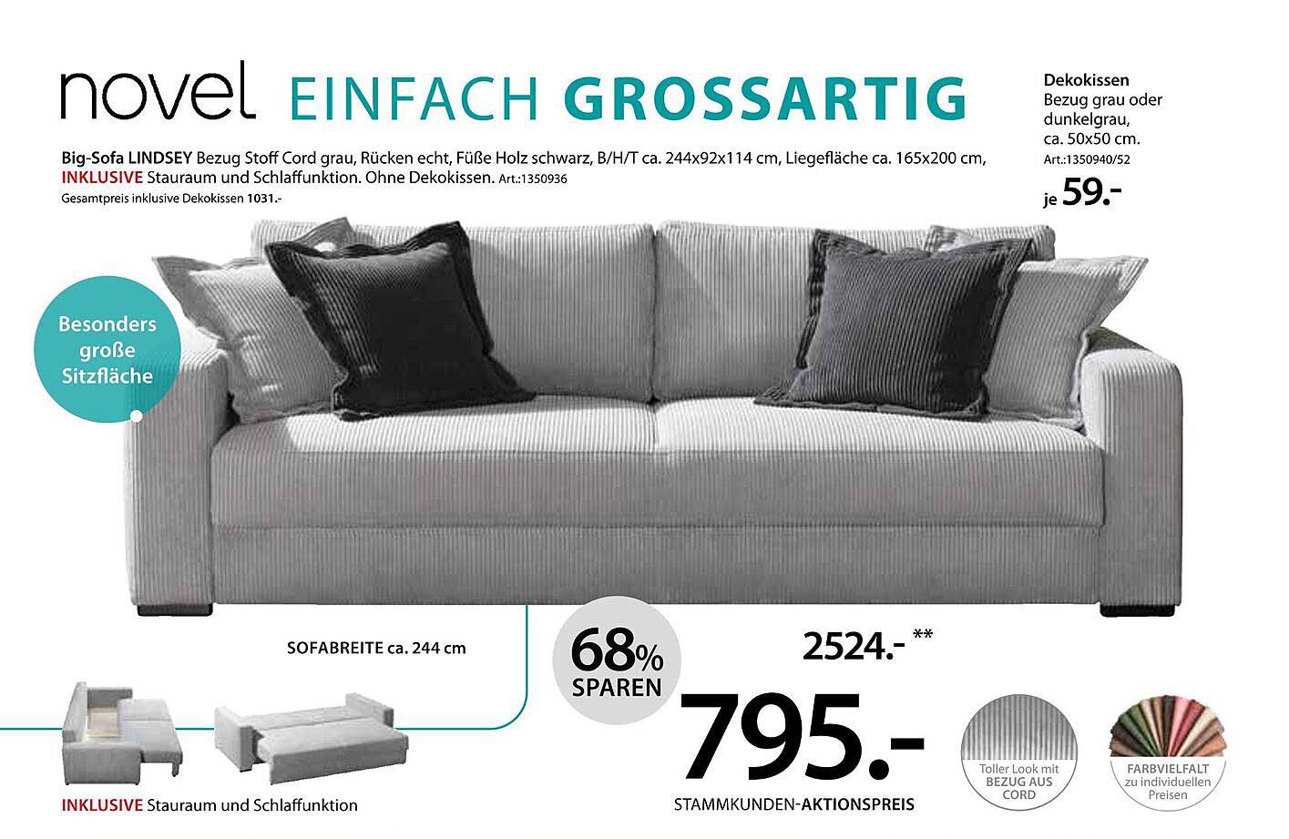 Big-Sofa LINDSEY