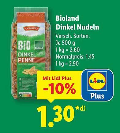 Bioland Dinkel Nudeln 500 g