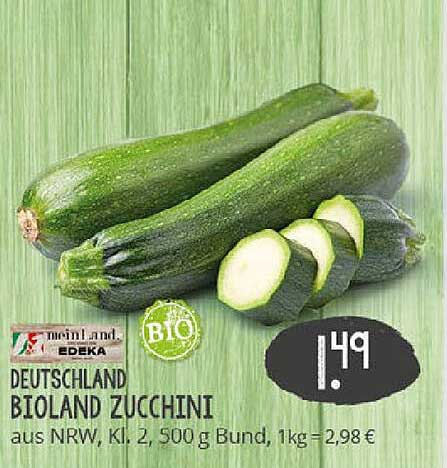 Bioland Zucchini 500 g Bund - Deutschland