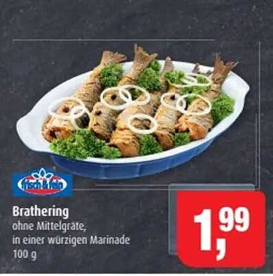 Brathering in würziger Marinade