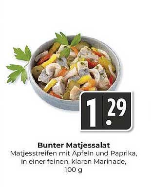 Bunter Matjessalat