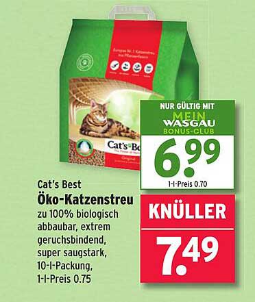 Cat's Best Öko-Katzenstreu