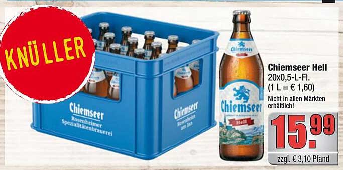 Chiemseer Hell 20x0,5-L-Fl.